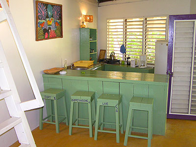 2 Bedroom Cottage - Bananas Garden 2 Bedroom Cottage kitchen Negril Jamaica Resorts and Hotels
