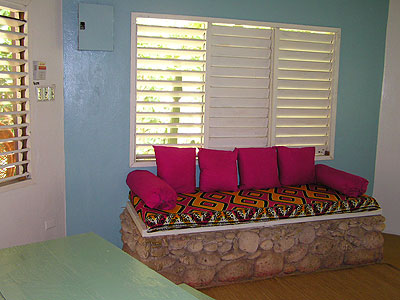 2 Bedroom Cottage - Bananas Garden 2 Bedroom Cottage living area Negril Jamaica Resorts and Hotels