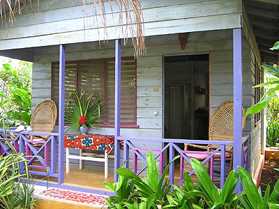 1 Bedroom Cottages - Bananas Garden 1 Bedroom Cottage exterior Negril Jamaica Resorts and Hotels