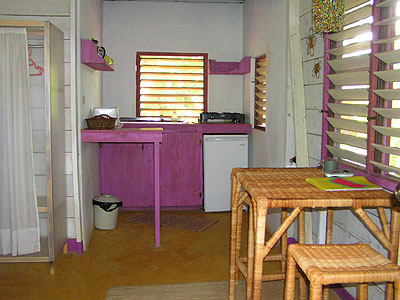 1 Bedroom Cottages - Bananas Garden 1 Bedroom Cottage kitchen Negril Jamaica Resorts and Hotels