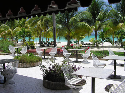 Dining Room, Lounge and Patio - Charela Inn Dining Patio - Negril Resorts and Hotels, Jamaica