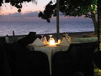 Chill Awhile Restaurant and Beach - Idle Awhile Chill Awhile Restaurant evening- Negril Jamaica hotels and resorts