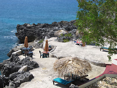 Entrance, Pool, Grounds and Views - Sunset On The Cliffs, Negril Jamaica Resorts and Hotels