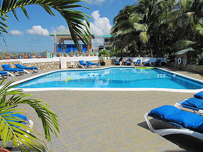 Pools, Sea entrances and Snorkeling - Samsara Hotel Pool - Negril, Jamaica, Negril Resorts and Hotels