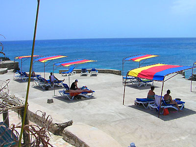Pools, Sea entrances and Snorkeling - Samsara Hotel Sun Shades - Negril Jamaica Resorts and Hotels