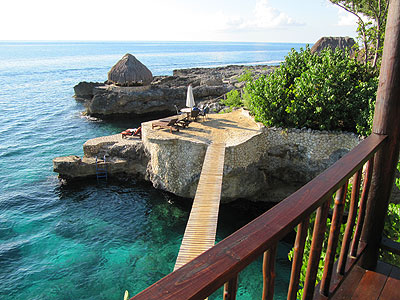 South Pillar Interior and View - Tensing Pen - Negril Jamaica Resorts and Hotels